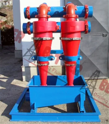 Sistema de control de sólidos para perforación de campos petrolíferos, hidrociclón, desarenador